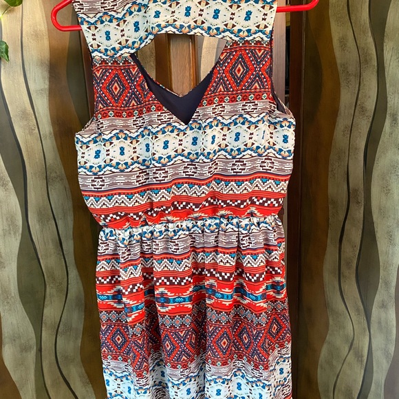 BCX Bohemian or Western Sleeveless Style Dress, size large - Picture 5 of 5